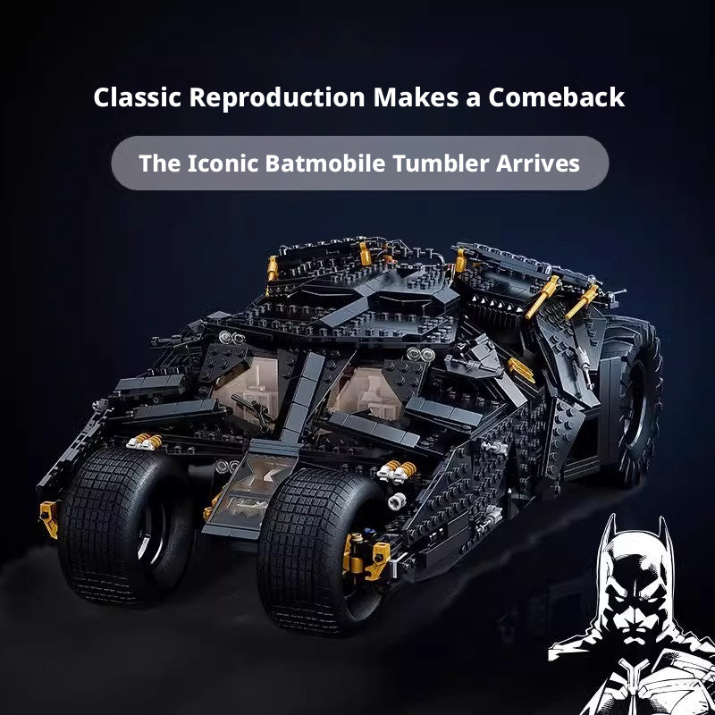 【 LEGO 】76240 Batmobile Compatible, Dark Knight Batmobile toy, building block