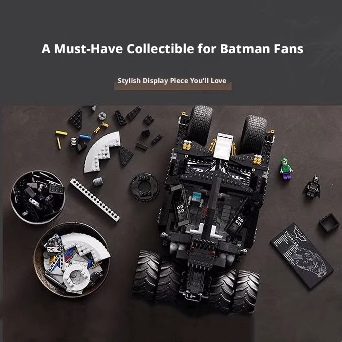 【 LEGO 】76240 Batmobile Compatible, Dark Knight Batmobile toy, building block